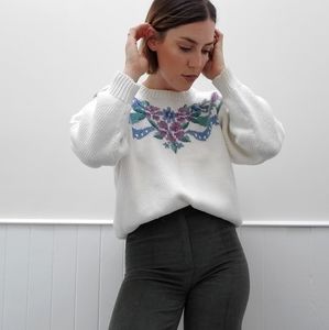 Cottagecore Knit Sweater